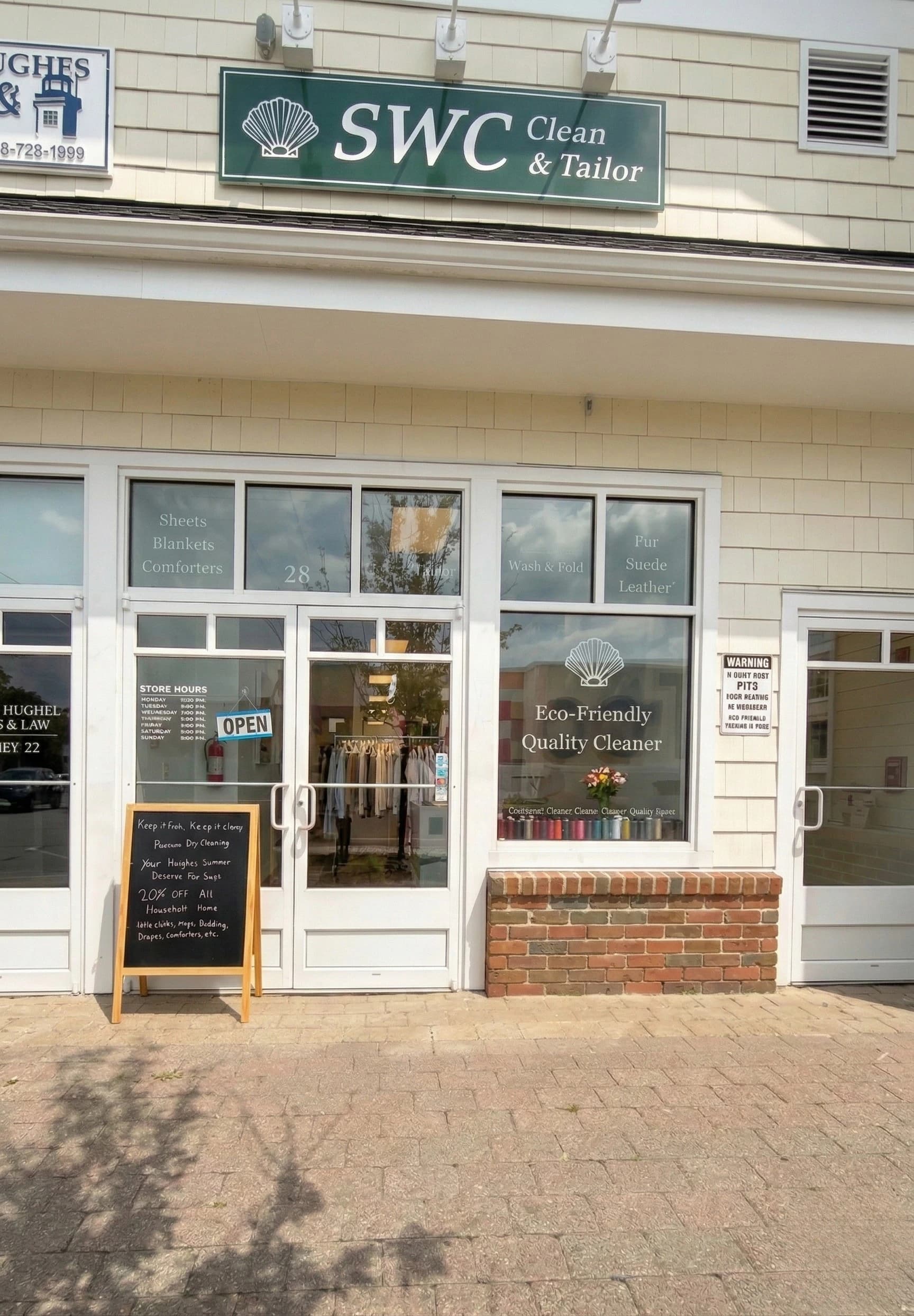 SWC Clean and Tailor Hampton Bays NY | dry cleaning and tailoring on East Montauk Highway
