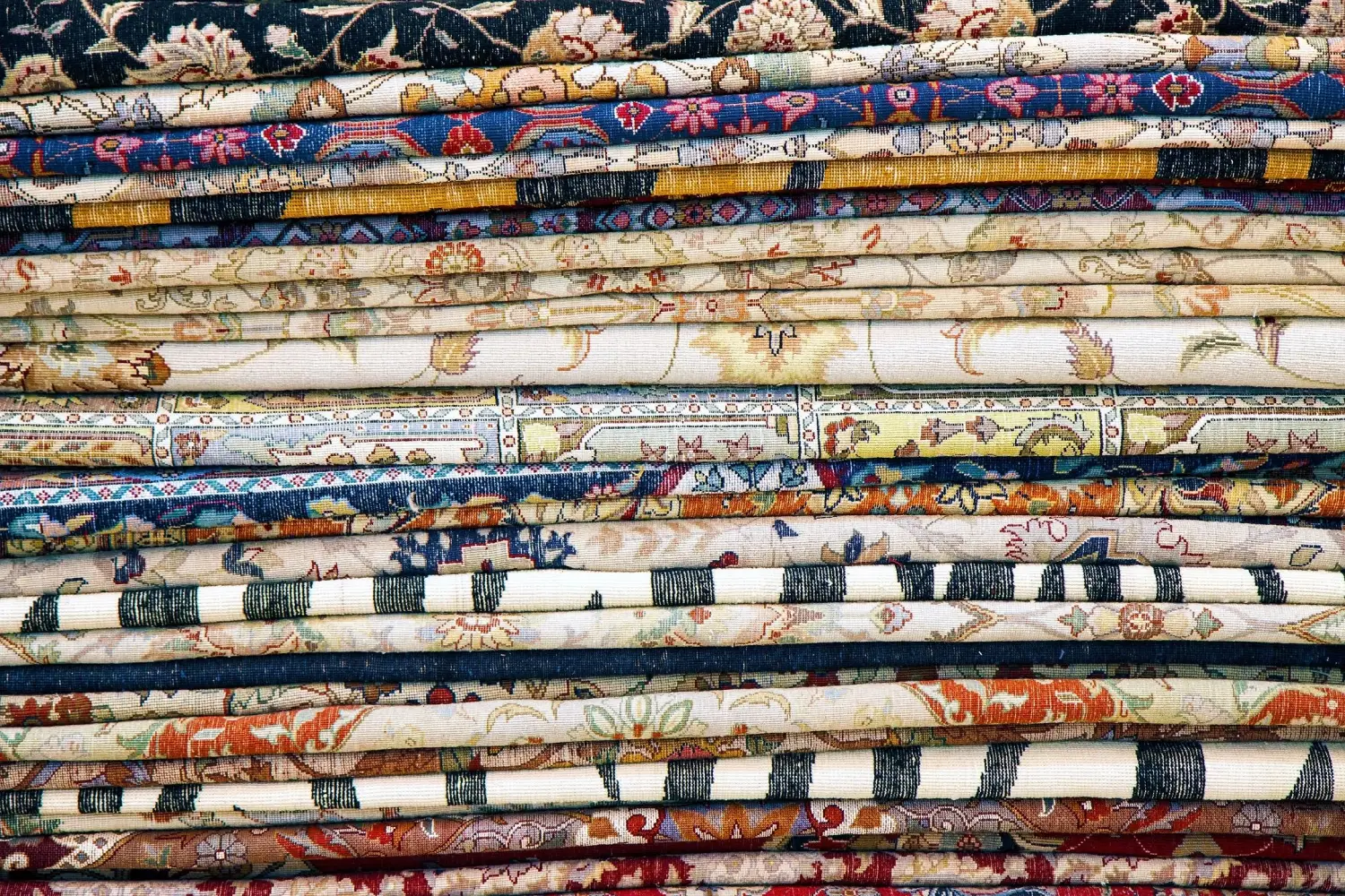 A stack of fabric is shown in this image.